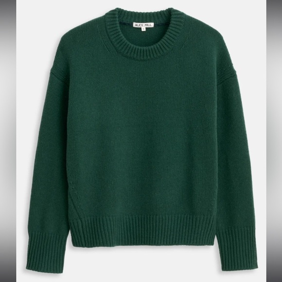 Alex Mill Tops - ALEX MILL Nottinghill Merino Wool Blend Sweater Medium Green NWT